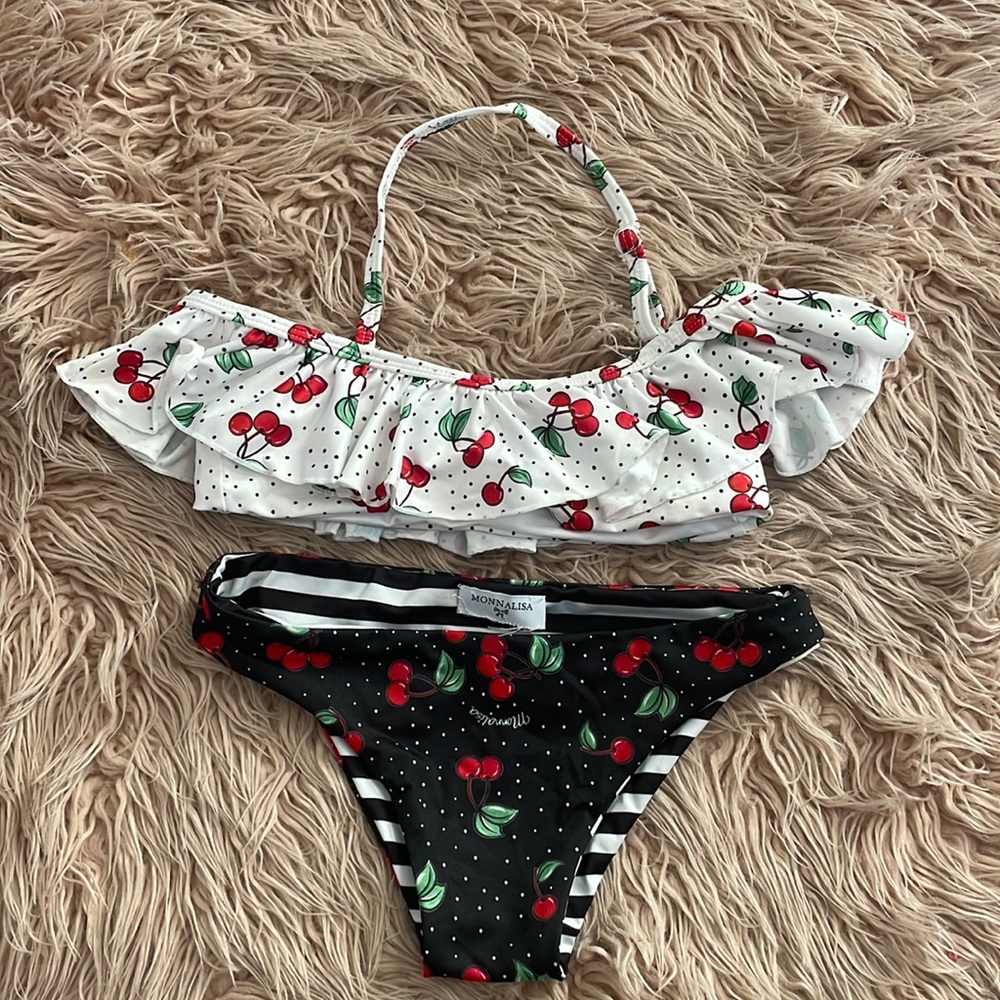 MONNALISA Cherry bikini size 6